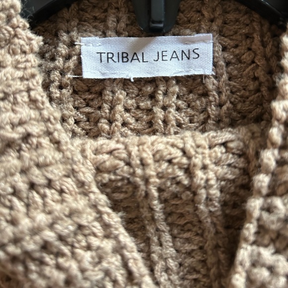 Tribal Jeans Chunky Knit Cable Sweater - Picture 4 of 9